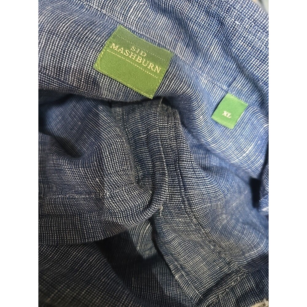 Sid Mashburn Indigo Casual Button-Down Shirt - Picture 9 of 9
